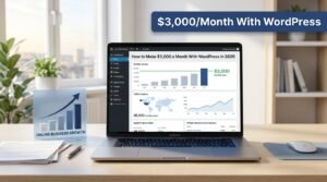 make $3,000 a month with WordPress